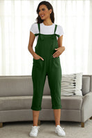 Square Neck Wide Strap Capri Jumpsuit