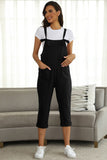 Square Neck Wide Strap Capri Jumpsuit