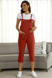 Square Neck Wide Strap Capri Jumpsuit