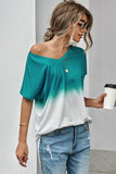 Ombre Color Block Shirt