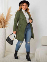 Curvy Tie Back Trench Coat