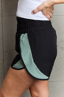 Put In Work High Waistband Contrast Detail Active Shorts