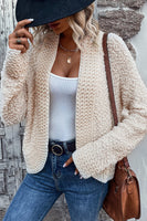 Open Front Long Sleeve Cardigan