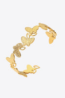 Butterfly-Shape Open Bracelet