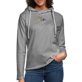 Unisex Lightweight Terry Hoodie - heather gray