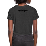 Women's Cropped T-Shirt - deep heather