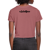 Women's Cropped T-Shirt - mauve