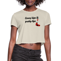 Women's Cropped T-Shirt - dust