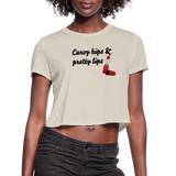 Women's Cropped T-Shirt - dust