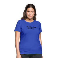 Women's T-Shirt - royal blue