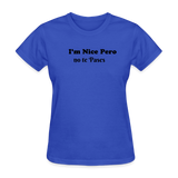 Women's T-Shirt - royal blue