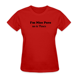 Women's T-Shirt - red